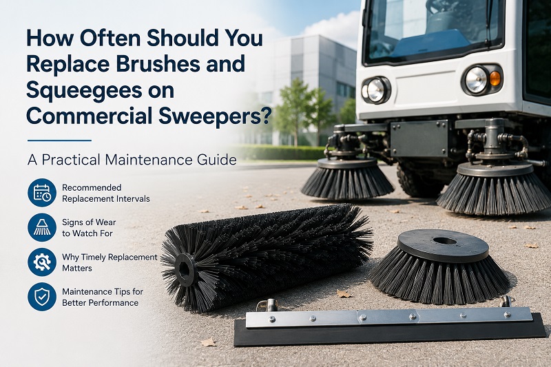 How Often Should You Replace Brushes and Squeegees on Commercial Sweepers? A Practical Maintenance Guide How Often Should You Replace Brushes and Squeegees on Commercial Sweepers? A Practical Maintenance Guide