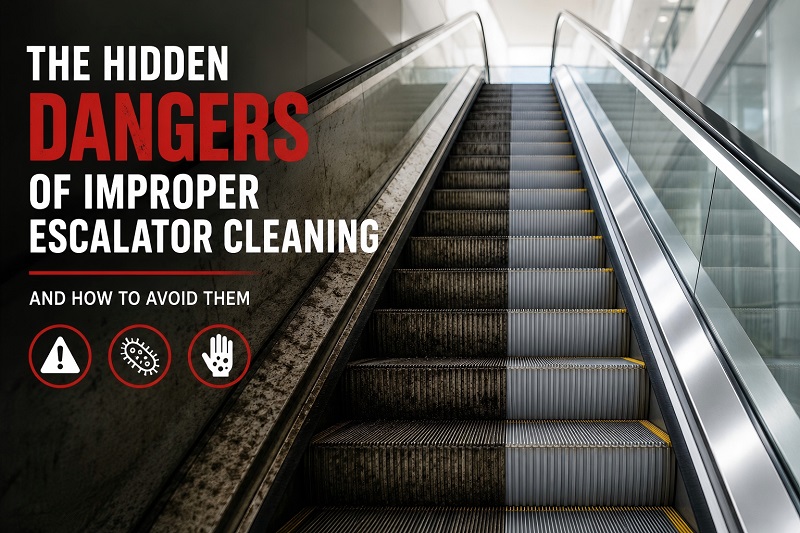 The Hidden Dangers of Improper Escalator Cleaning (And How to Avoid Them) The Hidden Dangers of Improper Escalator Cleaning (And How to Avoid Them)