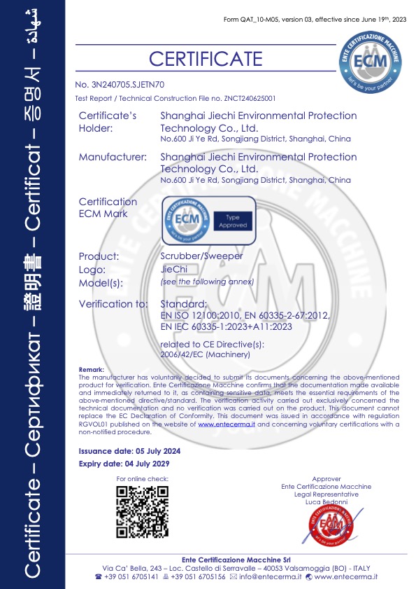 CE Certificate